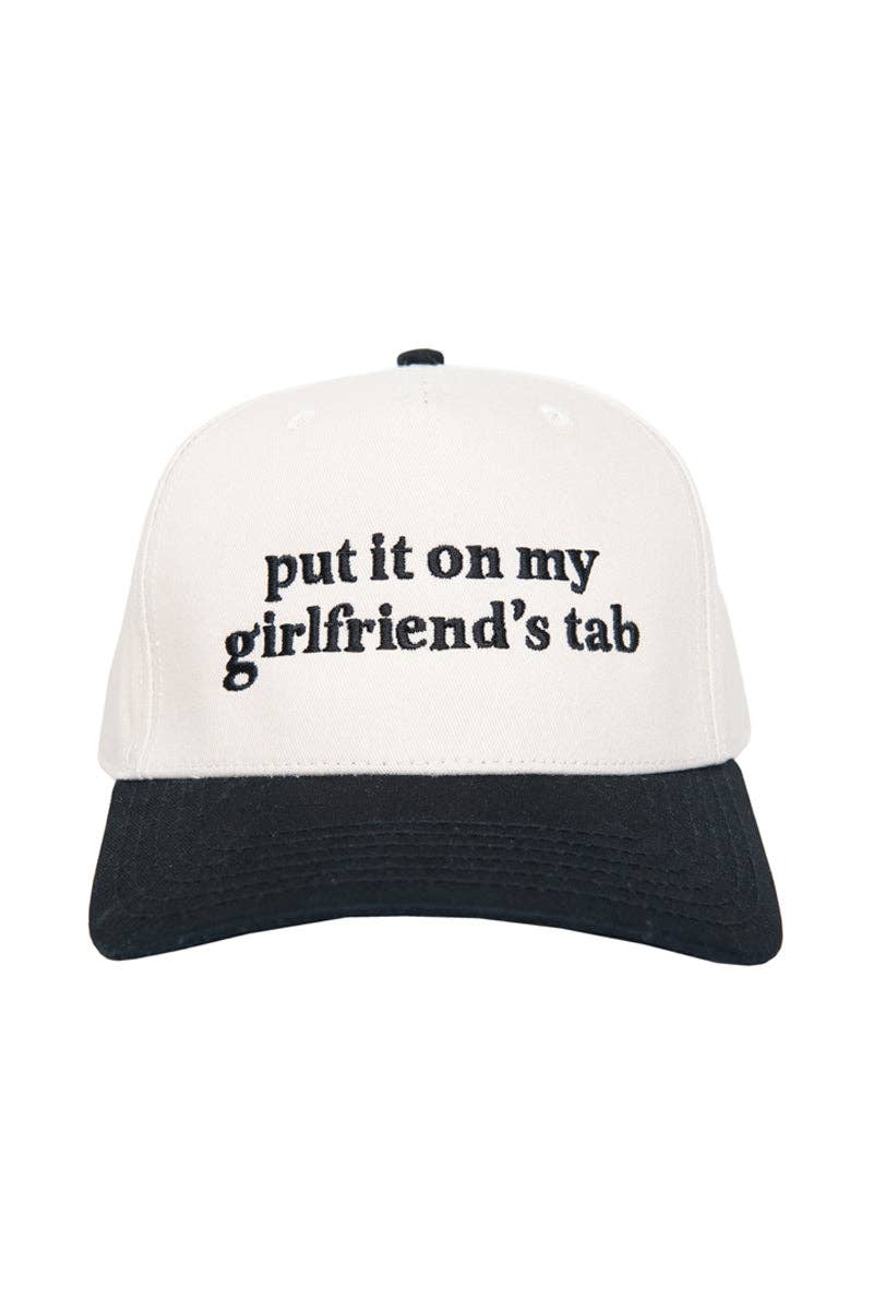 Vintage-style structured hat with embroidered slogan – novelty gift for boyfriends and husbands
